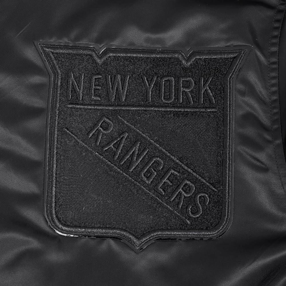 imagePro Standard Mens NHL Classic Satin JacketTriple Black