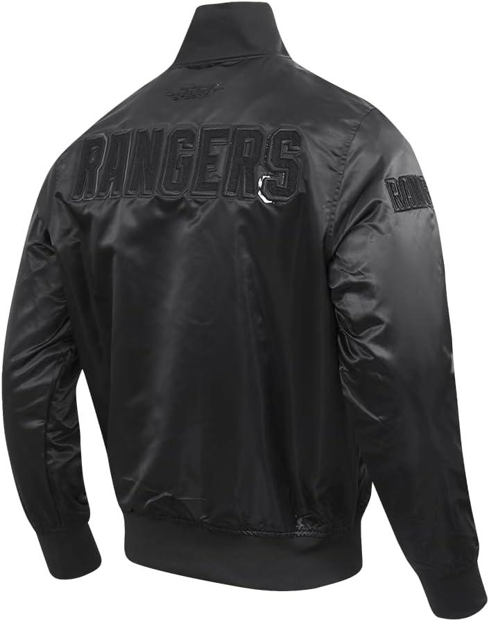 imagePro Standard Mens NHL Classic Satin JacketTriple Black