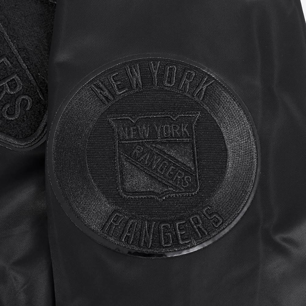 imagePro Standard Mens NHL Classic Satin JacketTriple Black
