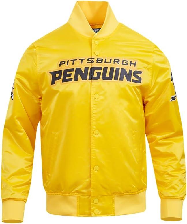 imagePro Standard Mens NHL Classic Satin JacketYellow