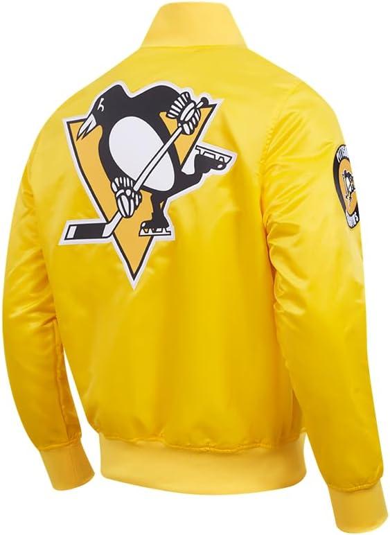 imagePro Standard Mens NHL Classic Satin JacketYellow