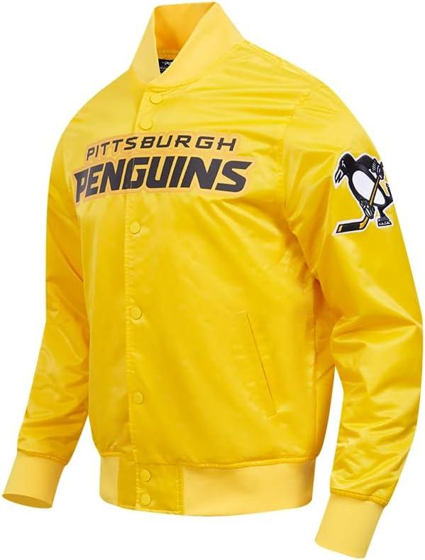 imagePro Standard Mens NHL Classic Satin JacketYellow