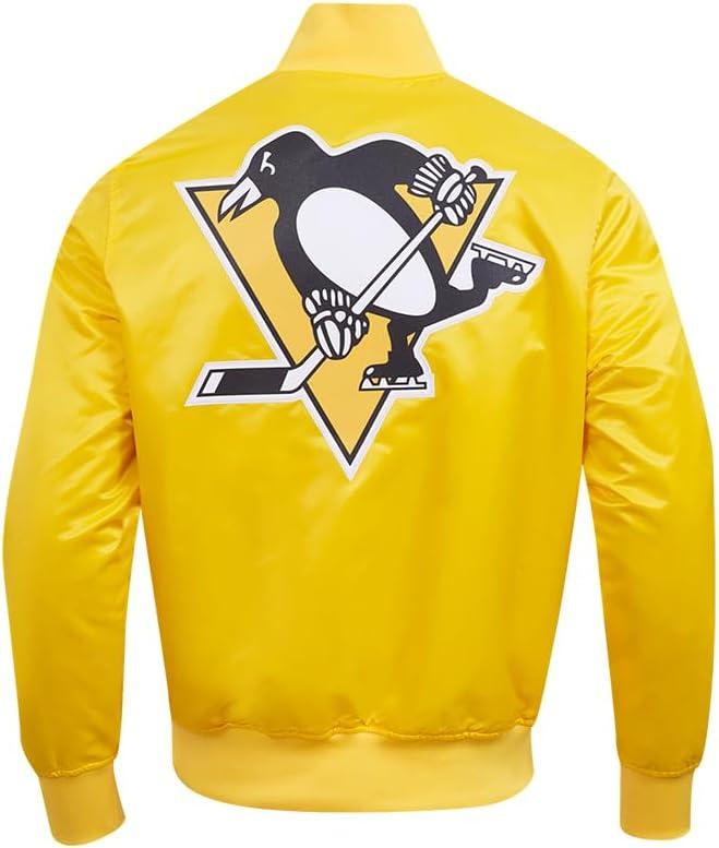 imagePro Standard Mens NHL Classic Satin JacketYellow
