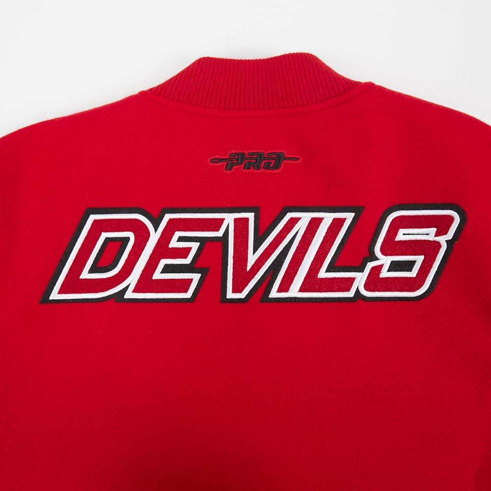 imagePro Standard Mens NHL Classic Varsity JacketRedBlack