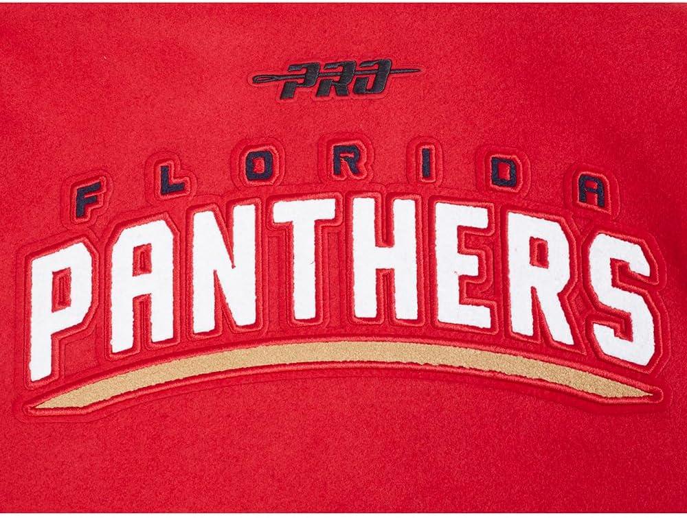 imagePro Standard Mens NHL Classic Varsity JacketRedWhite