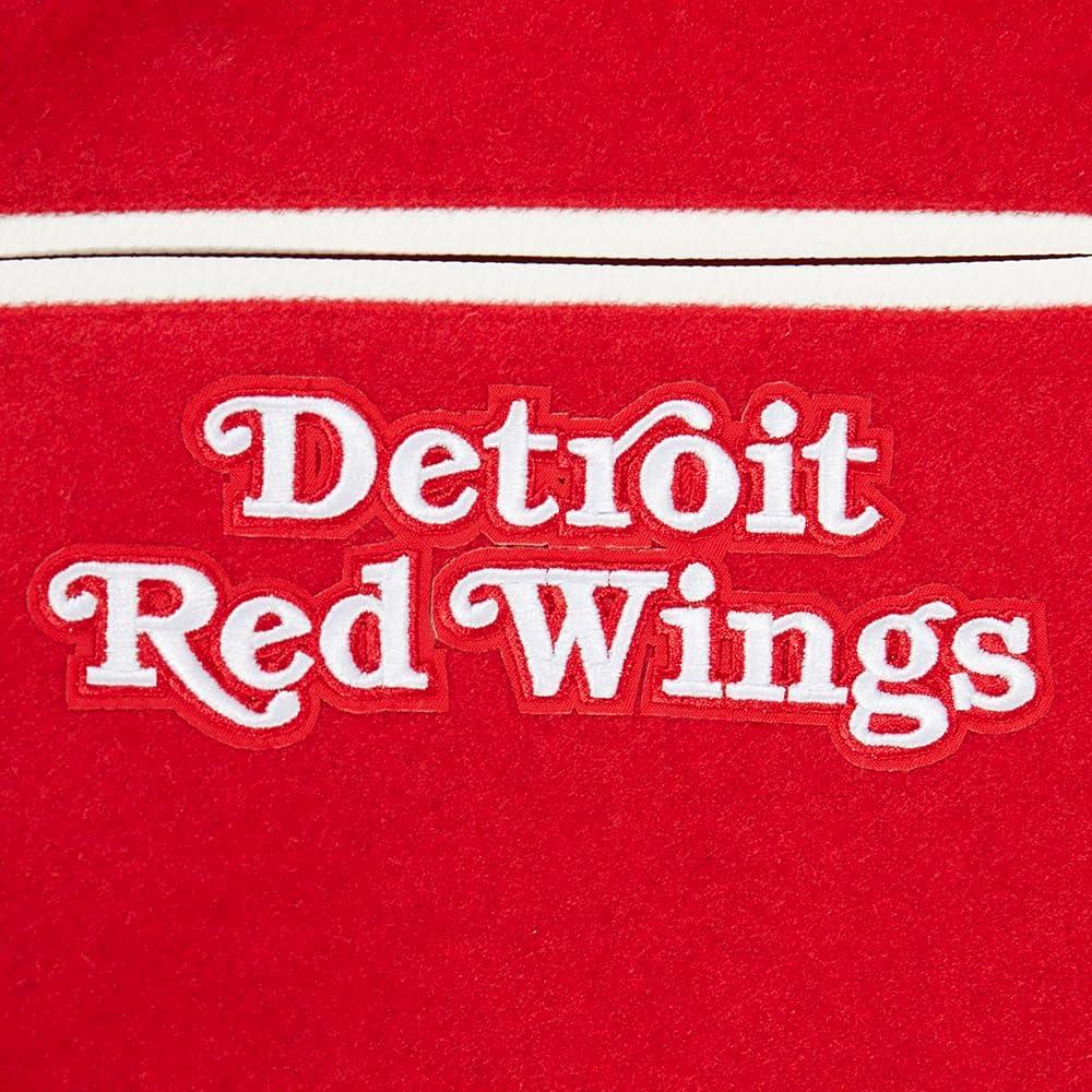 imagePro Standard Mens NHL Classic Varsity JacketRedWhite