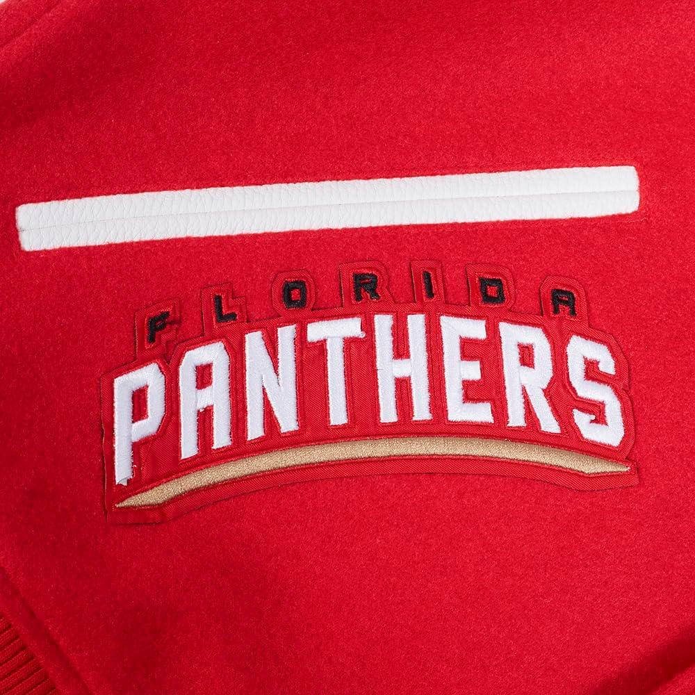 imagePro Standard Mens NHL Classic Varsity JacketRedWhite