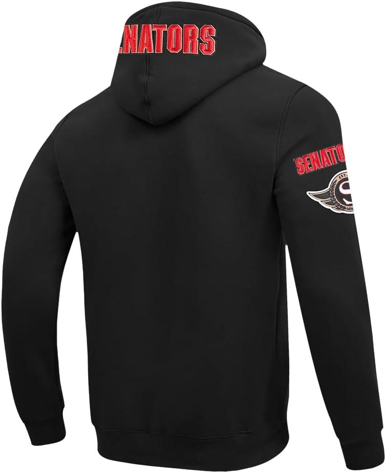 imagePro Standard Mens NHL Old English Pull Over HoodieBlack