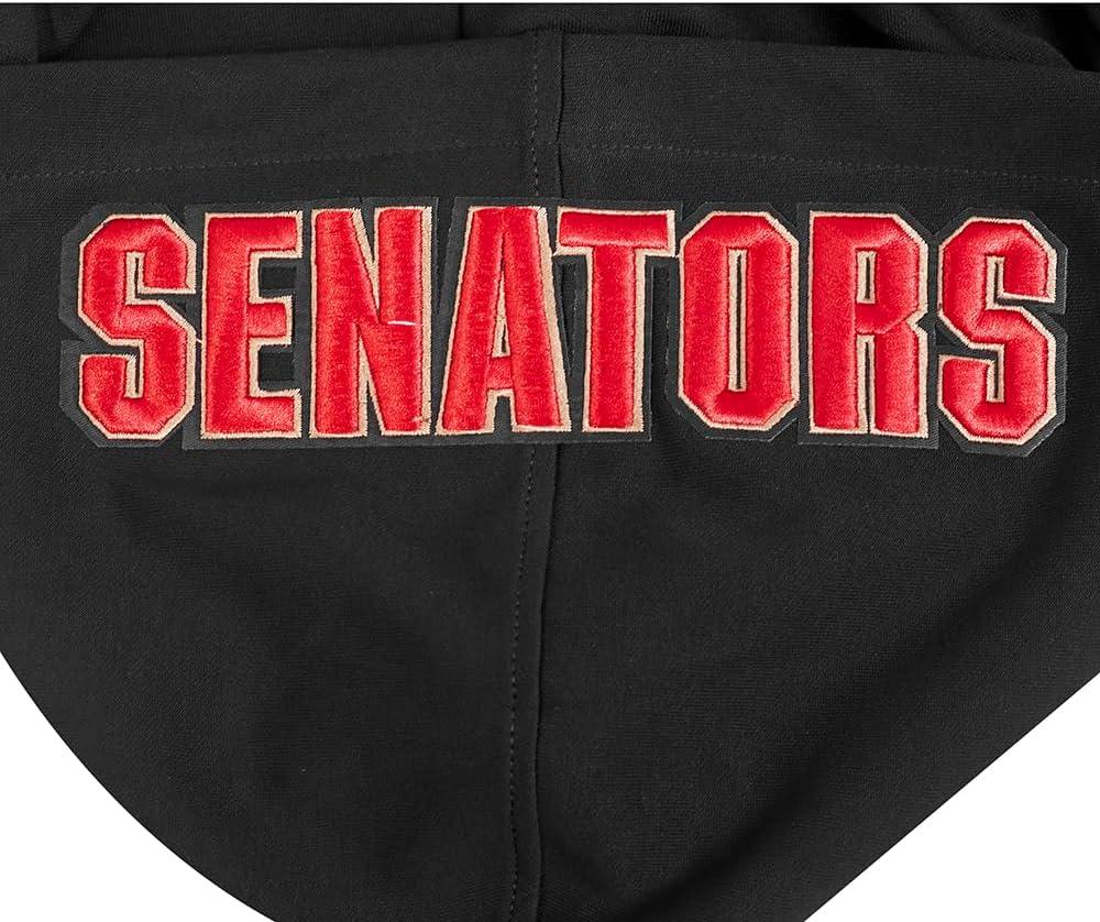 imagePro Standard Mens NHL Old English Pull Over HoodieBlack