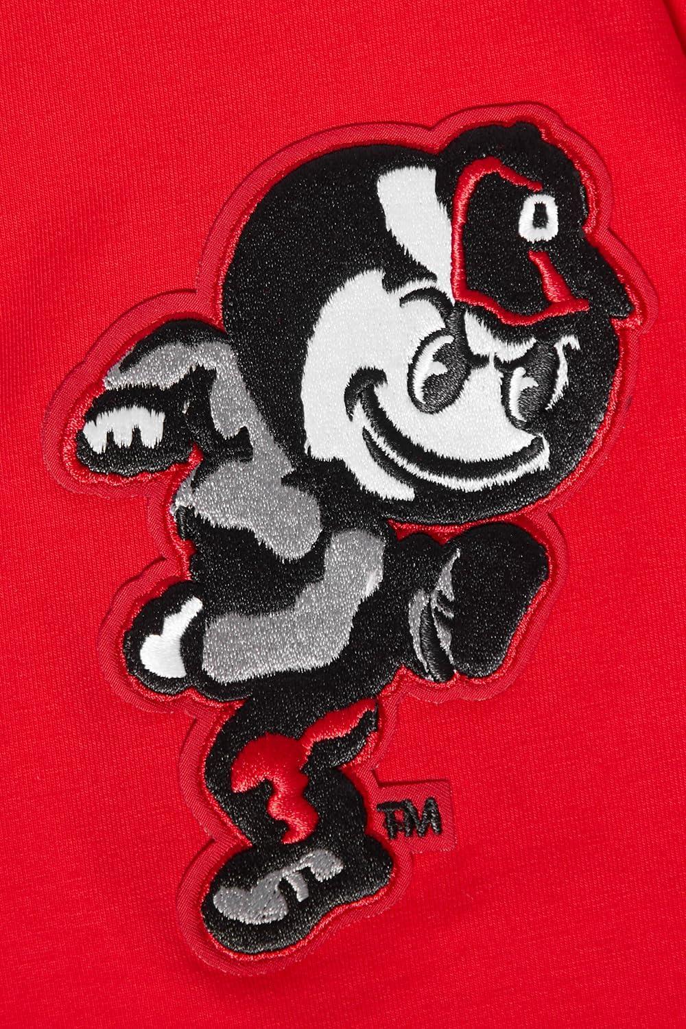 imagePro Standard Mens Ohio State University Classic Chenille Short Sleeve Tee Red L