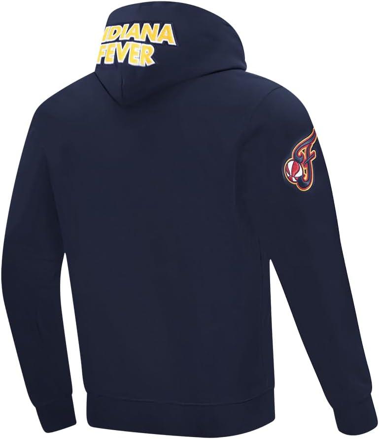 imagePro Standard Mens WNBA Indiana Fever Classic Player Name And Number Pull Over HoodieMidnight Navy