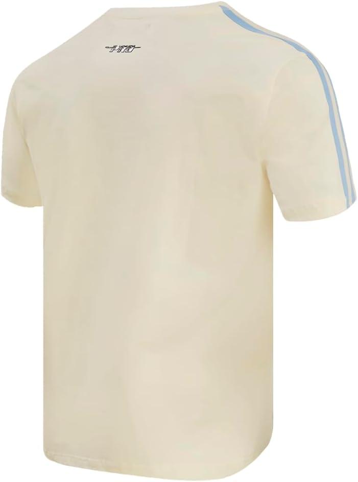 imagePro Standard NBA Mens Mens NBA Retro Classics Cotton Taping TeeEggshell University Blue