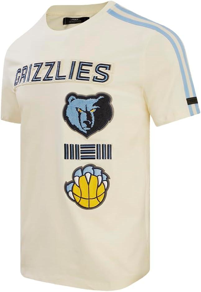 imagePro Standard NBA Mens Mens NBA Retro Classics Cotton Taping TeeEggshell University Blue