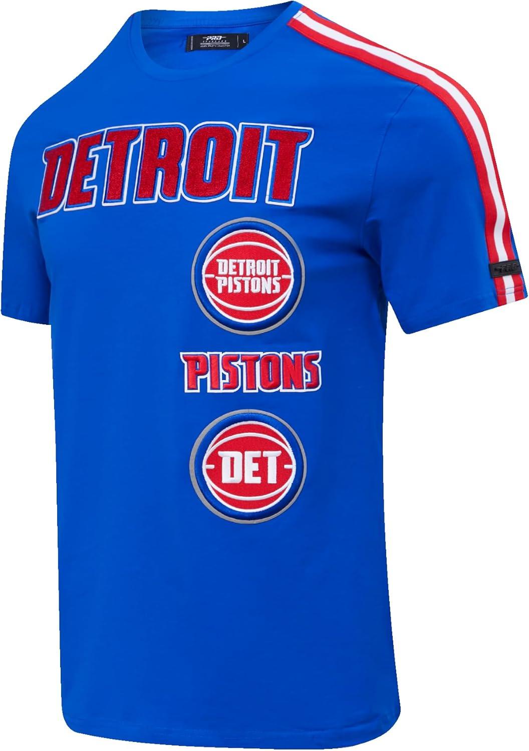 imagePro Standard NBA Mens Mens NBA Retro Classics Cotton Taping TeeRoyal BlueRed