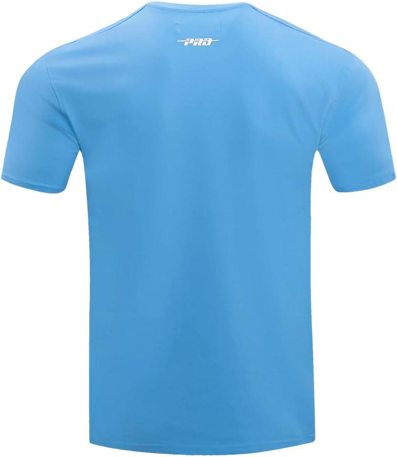 imagePro Standard NBA Mens Mens NBA Retro Classics Cotton Taping TeeUniversity Blue