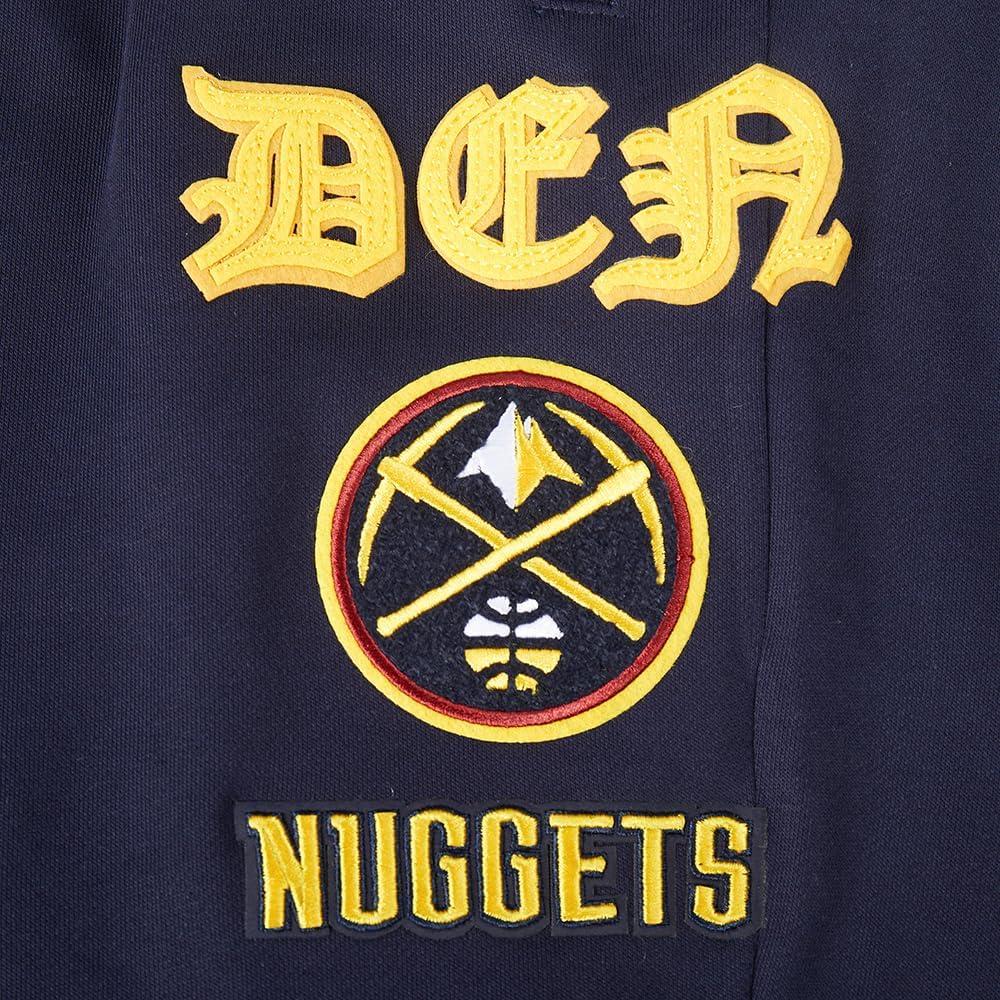 imagePro Standard NBA Womens Womens NBA Old English Brushed Back French Terry SweatpantMidnight Navy