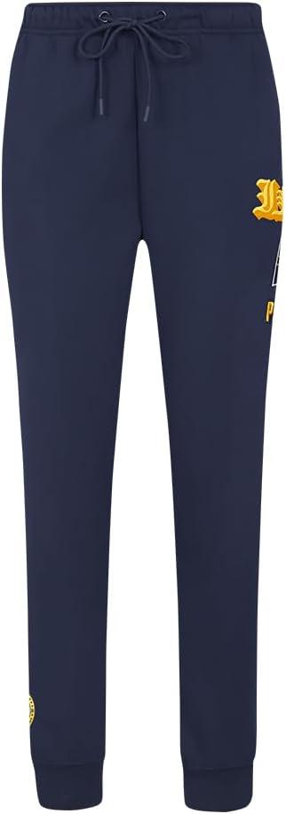 imagePro Standard NBA Womens Womens NBA Old English Brushed Back French Terry SweatpantMidnight Navy