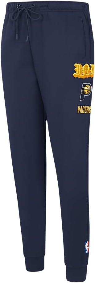 imagePro Standard NBA Womens Womens NBA Old English Brushed Back French Terry SweatpantMidnight Navy