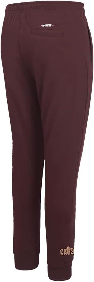 imagePro Standard NBA Womens Womens NBA Old English Brushed Back French Terry SweatpantWine