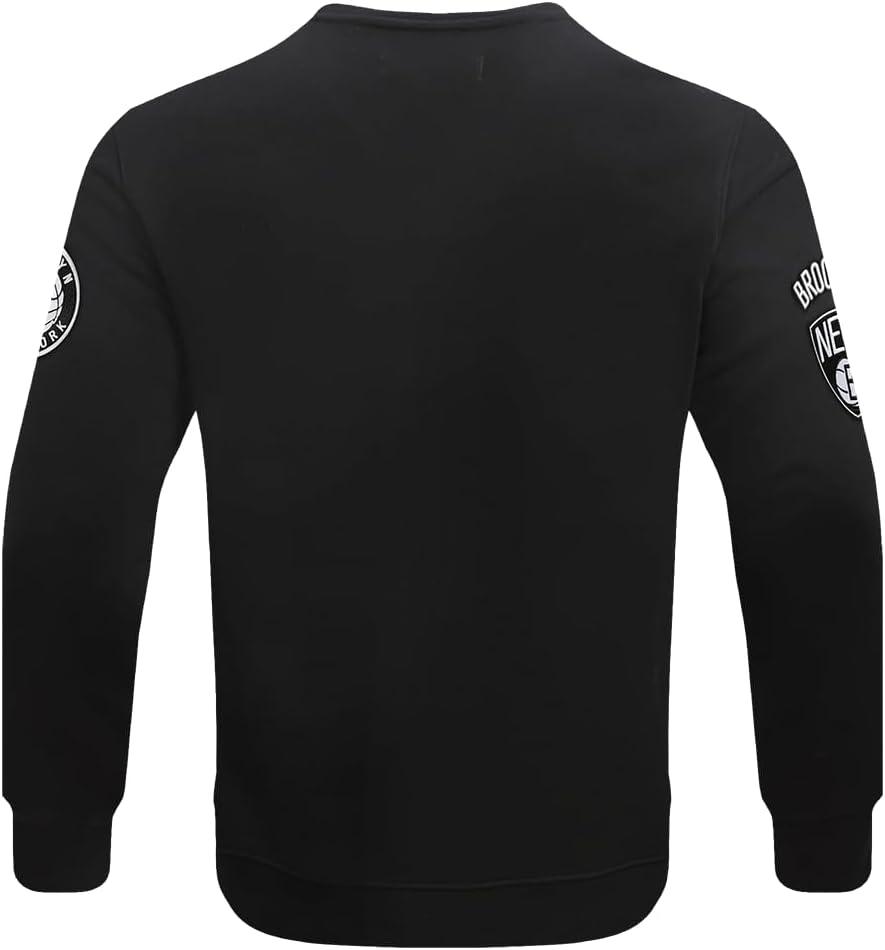 imagePro Standard NBA mens Mens Nba Old English Brushed Back French Terry Crewneck SweatshirtBlack