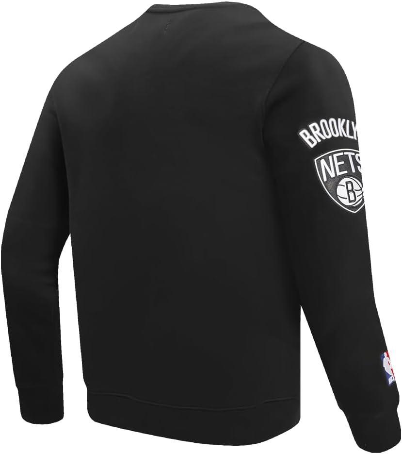 imagePro Standard NBA mens Mens Nba Old English Brushed Back French Terry Crewneck SweatshirtBlack