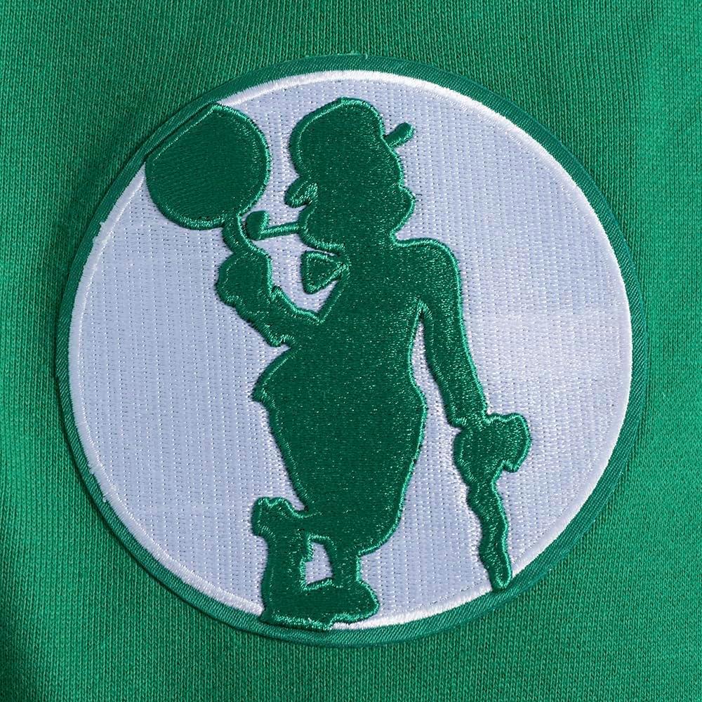 imagePro Standard NBA mens Mens Nba Old English Brushed Back French Terry Crewneck SweatshirtKelly Green