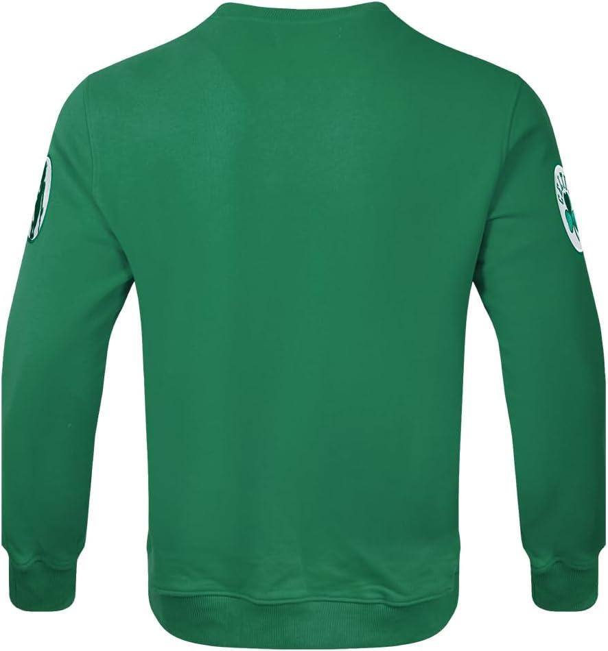 imagePro Standard NBA mens Mens Nba Old English Brushed Back French Terry Crewneck SweatshirtKelly Green