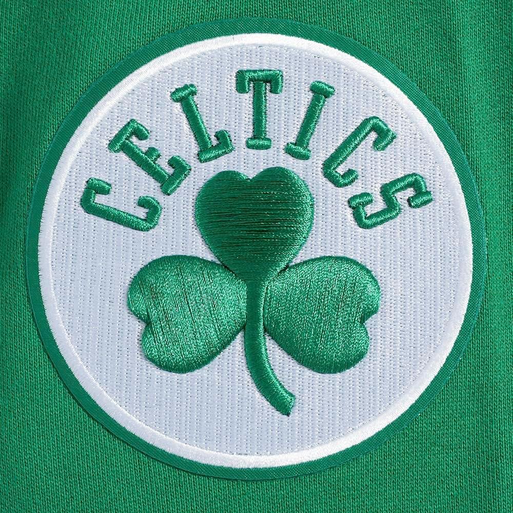 imagePro Standard NBA mens Mens Nba Old English Brushed Back French Terry Crewneck SweatshirtKelly Green