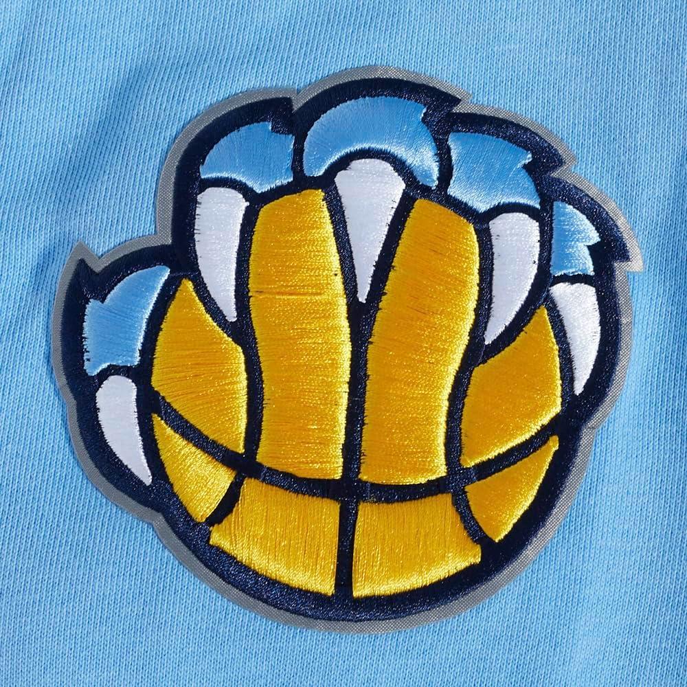 imagePro Standard NBA mens Mens Nba Old English Brushed Back French Terry Crewneck SweatshirtUniversity Blue