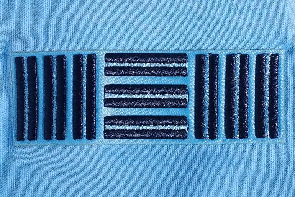 imagePro Standard NBA mens Mens Nba Old English Brushed Back French Terry Crewneck SweatshirtUniversity Blue