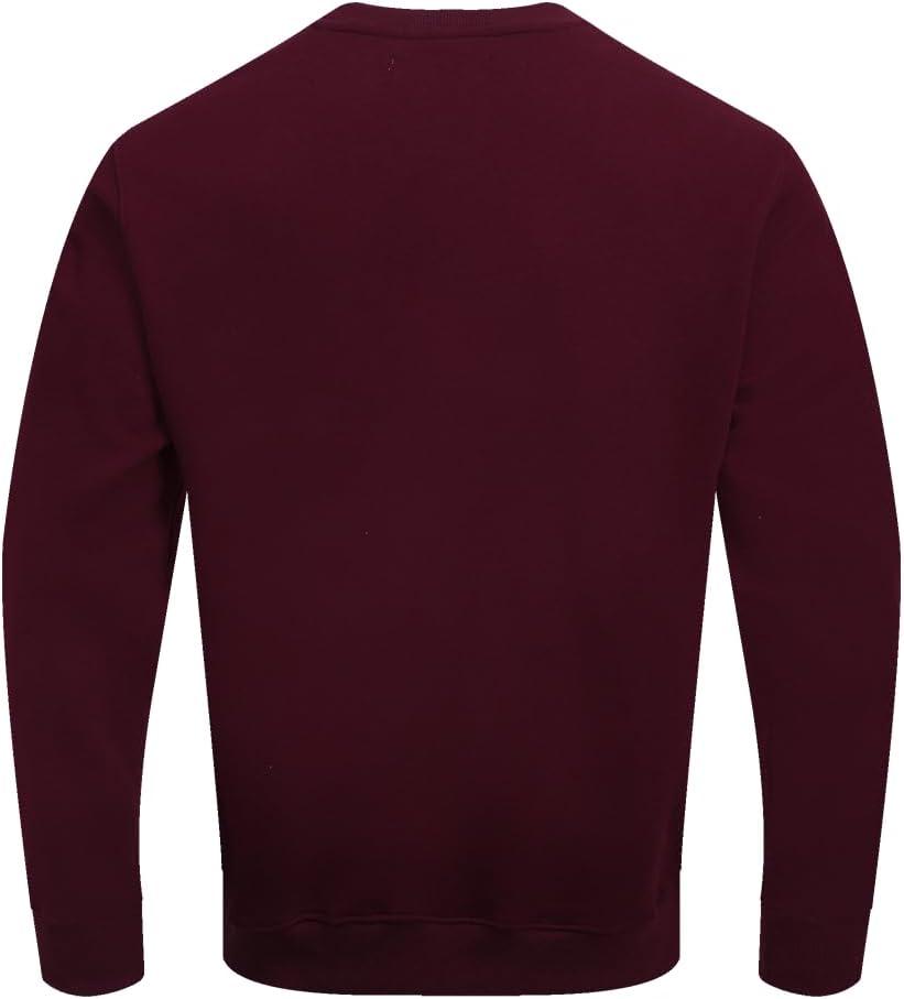 imagePro Standard NBA mens Mens Nba Old English Brushed Back French Terry Crewneck SweatshirtWine