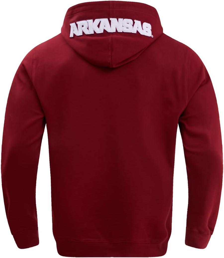 imagePro Standard NCAA mens Mens College Classic Chenille Cotton Double Knit Pull Over HoodieCardinal Red