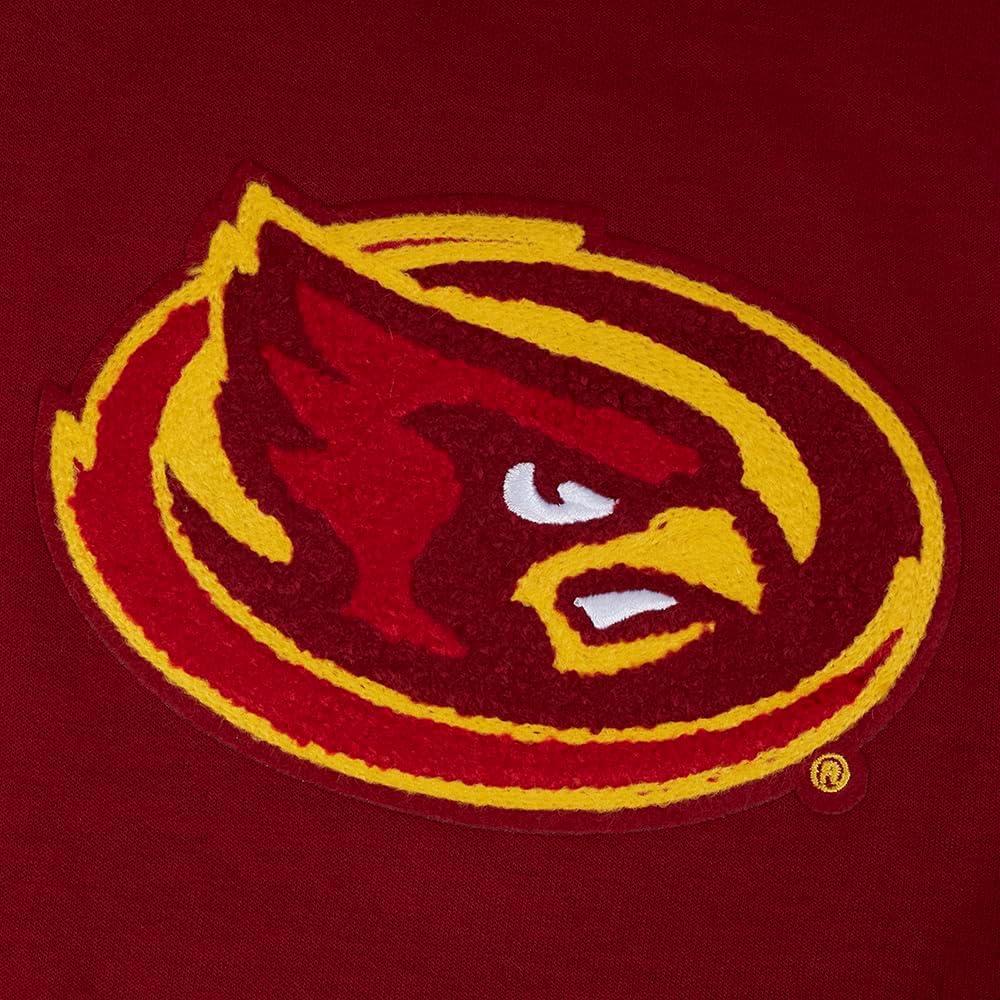 imagePro Standard NCAA mens Mens College Classic Chenille Cotton Double Knit Pull Over HoodieCardinal Red