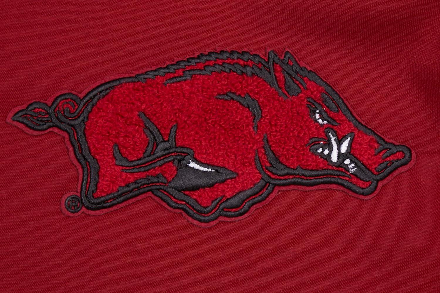 imagePro Standard NCAA mens Mens College Classic Chenille Cotton Double Knit Pull Over HoodieCardinal Red