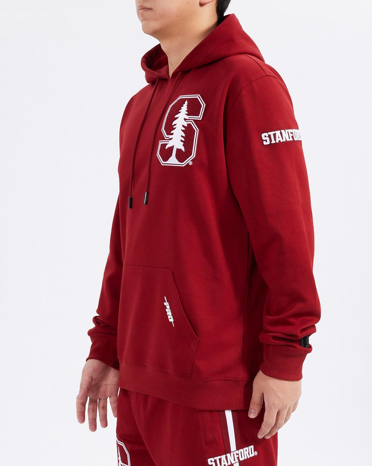 imagePro Standard NCAA mens Mens College Classic Chenille Cotton Double Knit Pull Over HoodieCardinal Red