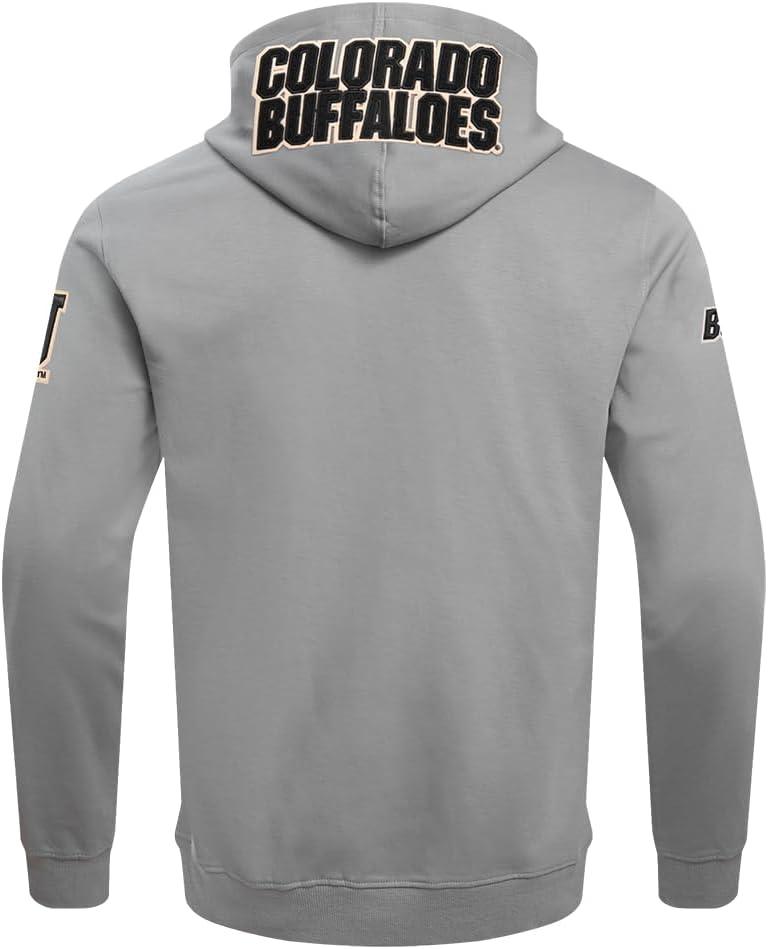 imagePro Standard NCAA mens Mens College Classic Chenille Cotton Double Knit Pull Over HoodieGray