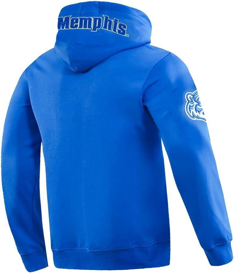 imagePro Standard NCAA mens Mens College Classic Chenille Cotton Double Knit Pull Over HoodieRoyal Blue