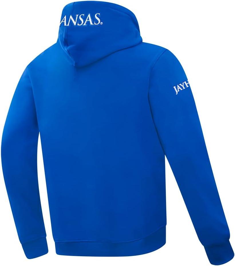 imagePro Standard NCAA mens Mens College Classic Chenille Cotton Double Knit Pull Over HoodieRoyal Blue