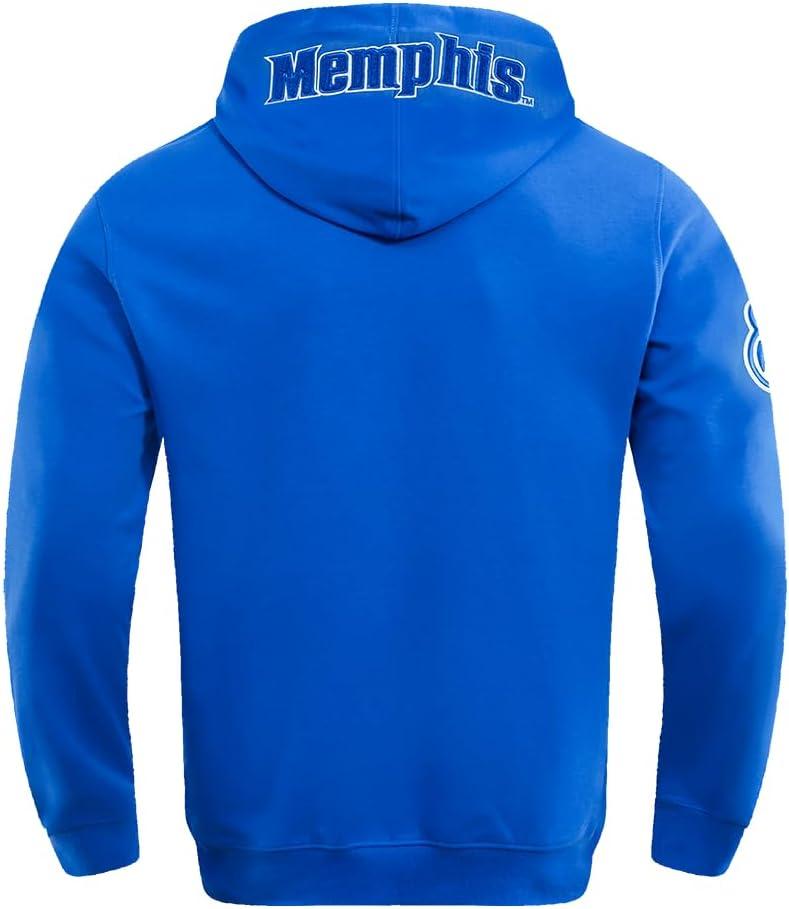 imagePro Standard NCAA mens Mens College Classic Chenille Cotton Double Knit Pull Over HoodieRoyal Blue