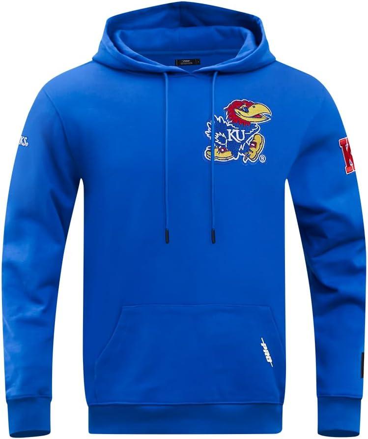 imagePro Standard NCAA mens Mens College Classic Chenille Cotton Double Knit Pull Over HoodieRoyal Blue