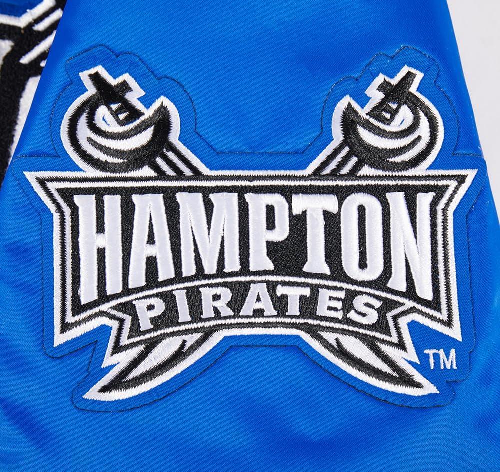 imagePro Standard NCAA mens Mens College Classic Chenille Satin JacketRoyal Blue