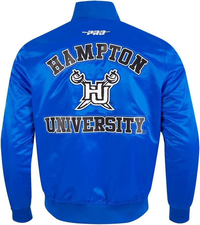 imagePro Standard NCAA mens Mens College Classic Chenille Satin JacketRoyal Blue