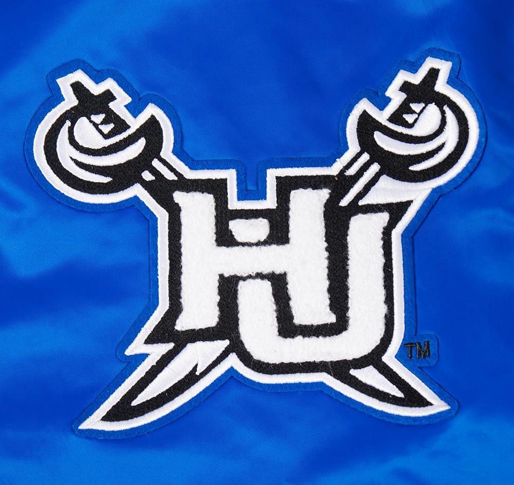 imagePro Standard NCAA mens Mens College Classic Chenille Satin JacketRoyal Blue