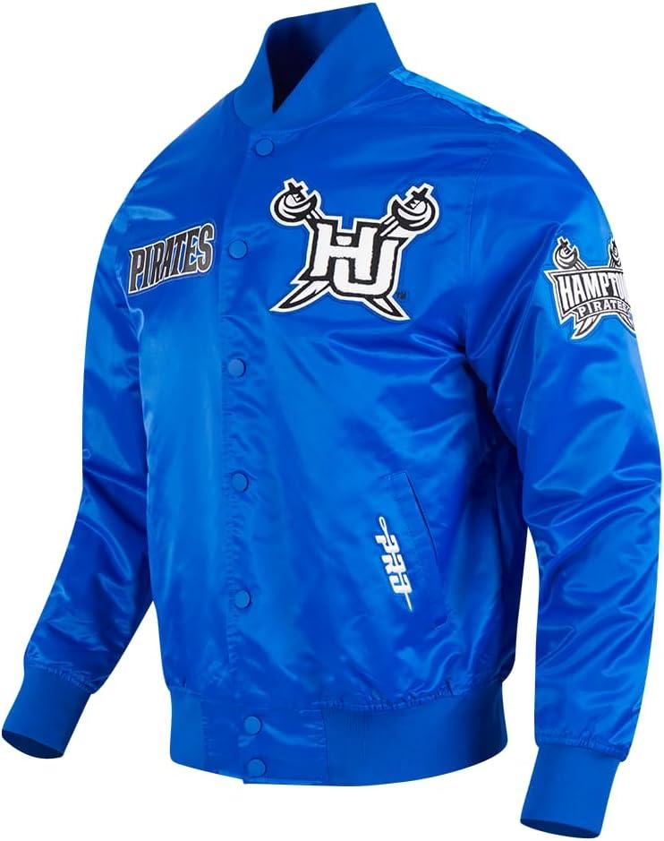 imagePro Standard NCAA mens Mens College Classic Chenille Satin JacketRoyal Blue