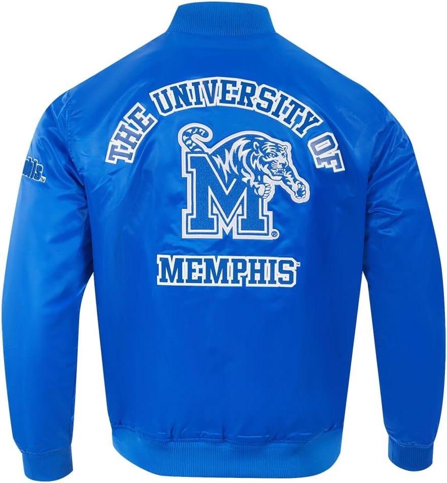 imagePro Standard NCAA mens Mens College Classic Chenille Satin JacketRoyal Blue