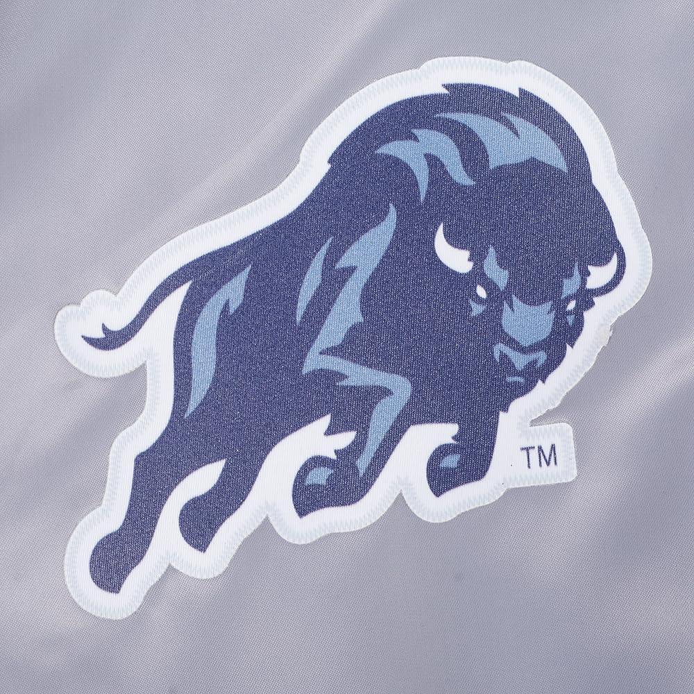 imagePro Standard NCAA mens Mens College Classic Chenille Satin JacketSilver