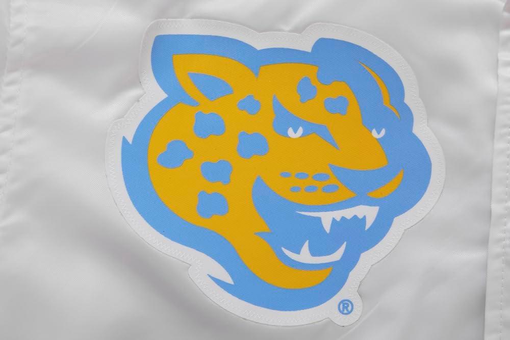 imagePro Standard NCAA mens Mens College Classic Chenille Satin JacketWhite