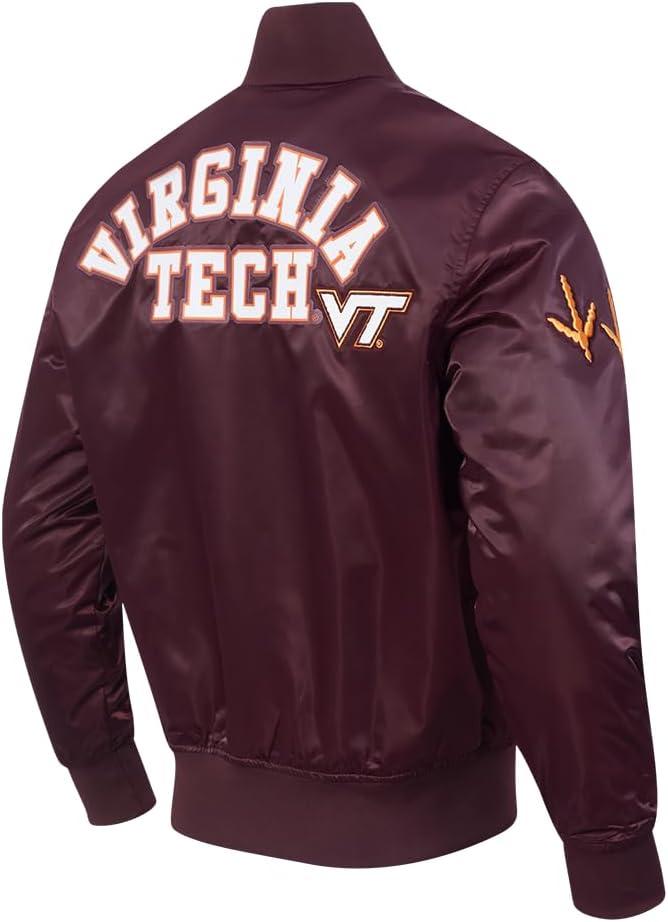 imagePro Standard NCAA mens Mens College Classic Chenille Satin JacketWine