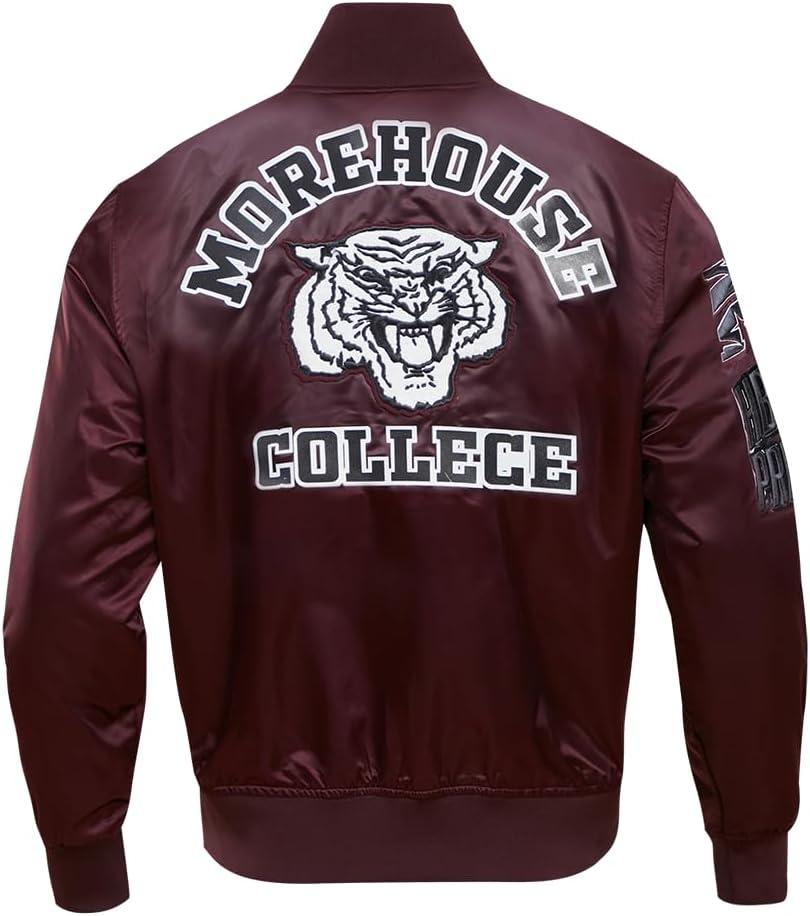 imagePro Standard NCAA mens Mens College Classic Chenille Satin JacketWine