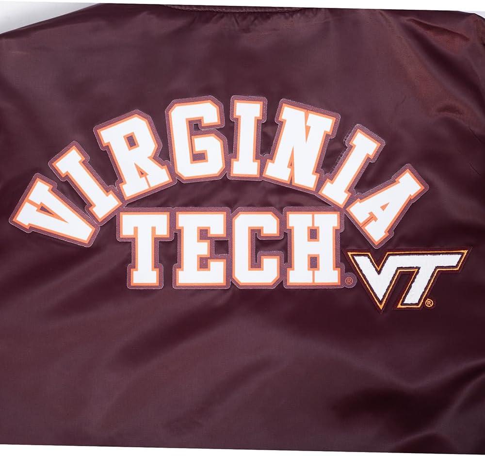 imagePro Standard NCAA mens Mens College Classic Chenille Satin JacketWine